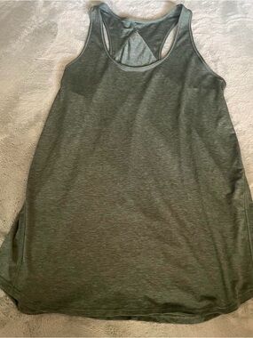 lululemon athletica Olive Green Racerback Tank